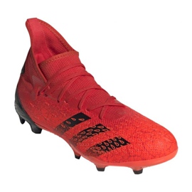 Buty piłkarskie adidas Predator Freak.3 Fg M FY6279 czerwone pomarańcze i czerwienie 6