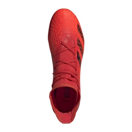 Buty piłkarskie adidas Predator Freak.3 Fg M FY6279 czerwone pomarańcze i czerwienie 7