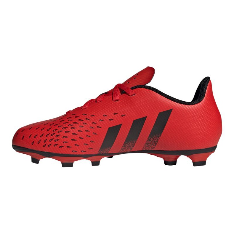 Buty piłkarskie adidas Predator Freak.4 FxG Jr FY6322 czerwone pomarańcze i czerwienie 1