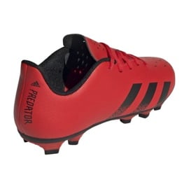 Buty piłkarskie adidas Predator Freak.4 FxG Jr FY6322 czerwone pomarańcze i czerwienie 2