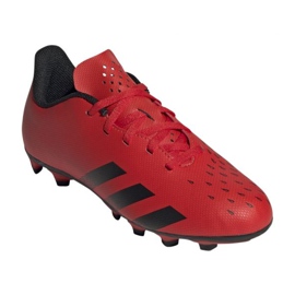 Buty piłkarskie adidas Predator Freak.4 FxG Jr FY6322 czerwone pomarańcze i czerwienie 6