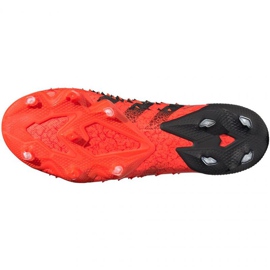 Buty piłkarskie adidas Predator Freak.1 Ll Fg M FY6266 czerwone pomarańcze i czerwienie 3