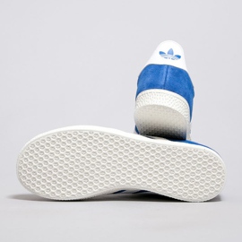 Buty adidas Gazelle J Jr BB2501 białe niebieskie 1