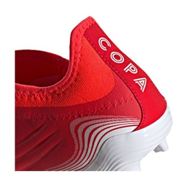 Buty piłkarskie adidas Copa Sense.3 Ll Fg M FY6172 wielokolorowe pomarańcze i czerwienie 4