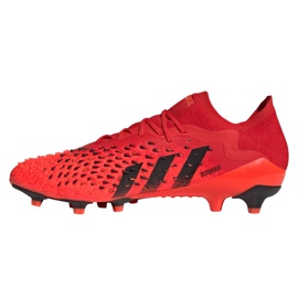 Buty piłkarskie adidas Predator Freak.1 Low Ag M GZ2809 pomarańcze i czerwienie czerwone 1