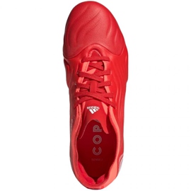 Buty piłkarskie adidas Copa Sense.1 Fg Jr FY6160 czerwone pomarańcze i czerwienie 1