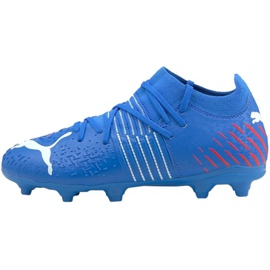 Buty piłkarskie Puma Future Z 3.2 Fg Ag Jr 106501 01 niebieskie niebieskie 1