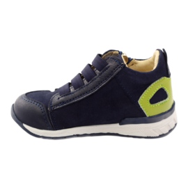 Bartuś trzewiki na suwak 181 granatowe zielone 2