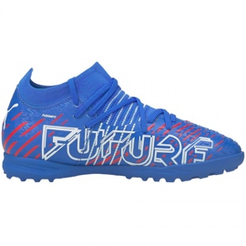 Buty piłkarskie Puma Future Z 3.2 Tt Jr 106503 01 niebieskie niebieskie 1