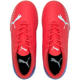 Buty piłkarskie Puma Ultra 4.3 Tt Jr 106541 01 czerwone pomarańcze i czerwienie 1