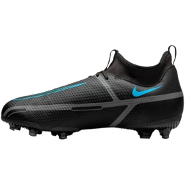 Buty piłkarskie Nike Phantom GT2 Academy Df FG/MG Jr DC0813 004 czarne czarne 2