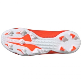 Buty piłkarskie adidas X Speedflow.3 Fg Ll Jr FY3257 wielokolorowe pomarańcze i czerwienie 5
