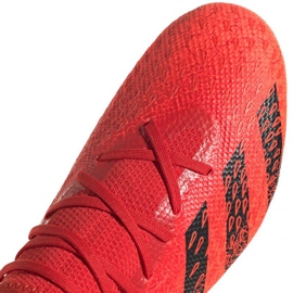 Buty piłkarskie adidas Predator Freak.3 Mg L M GZ2824 wielokolorowe pomarańcze i czerwienie 3