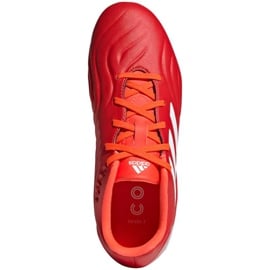 Buty piłkarskie adidas Copa Sense.3 Fg Jr FY6153 czerwone pomarańcze i czerwienie 1