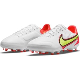 Buty piłkarskie Nike Legend 9 Pro Fg Jr DA1335 176 białe biały, red 1