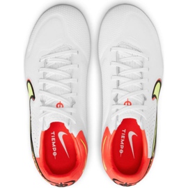 Buty piłkarskie Nike Legend 9 Pro Fg Jr DA1335 176 białe biały, red 2