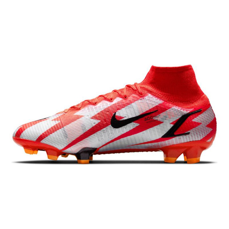 Buty piłkarskie Nike Mercurial Superfly 8 Elite CR7 Fg M DB2858-600 biały,czerwony pomarańcze i czerwienie 1