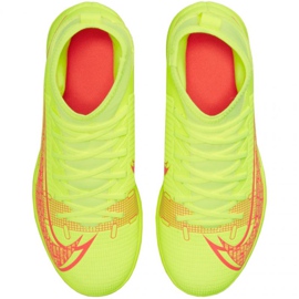 Buty piłkarskie Nike Mercurial Superfly 8 Club Tf Jr CV0795 760 żółte żółcie 1