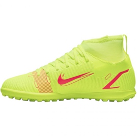 Buty piłkarskie Nike Mercurial Superfly 8 Club Tf Jr CV0795 760 żółte żółcie 2