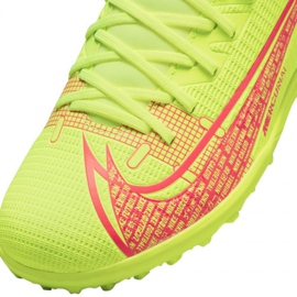Buty piłkarskie Nike Mercurial Superfly 8 Club Tf Jr CV0795 760 żółte żółcie 3