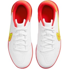 Buty piłkarskie Nike Tiempo Legend 9 Club Jr Ic DA1332 176 białe wielokolorowe 1