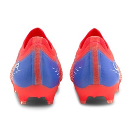 Buty piłkarskie Puma Ultra 3.3 Fg / Ag Jr 106529-01 czerwone pomarańcze i czerwienie 6