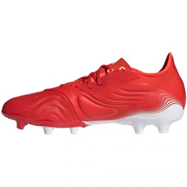 Buty piłkarskie adidas Copa Sense.2 Fg M FY6177 czerwone pomarańcze i czerwienie 2