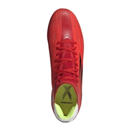 Buty piłkarskie adidas X Speedflow.3 Sg M FY3286 wielokolorowe pomarańcze i czerwienie 4