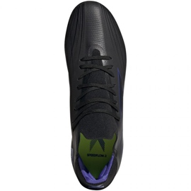 Buty piłkarskie adidas X Speedflow.2 Fg M FY3288 czarne czarny, czarny, fioletowy 1
