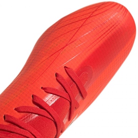 Buty piłkarskie adidas X Speedflow.2 Fg M FY3289 czerwone pomarańcze i czerwienie 3