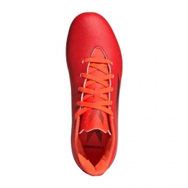 Buty piłkarskie adidas X Speedflow.4 FxG Jr FY3319 czerwone pomarańcze i czerwienie 1