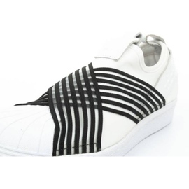 Buty adidas Superstar Slipon W CG6013 białe czarne 5