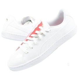 Buty Puma Basket Crush W 369556 01 białe czerwone 1