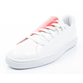 Buty Puma Basket Crush W 369556 01 białe czerwone 2