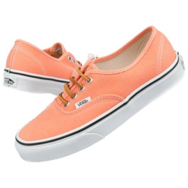 Buty Vans Authentic 0VOEAQH czarne pomarańczowe 1