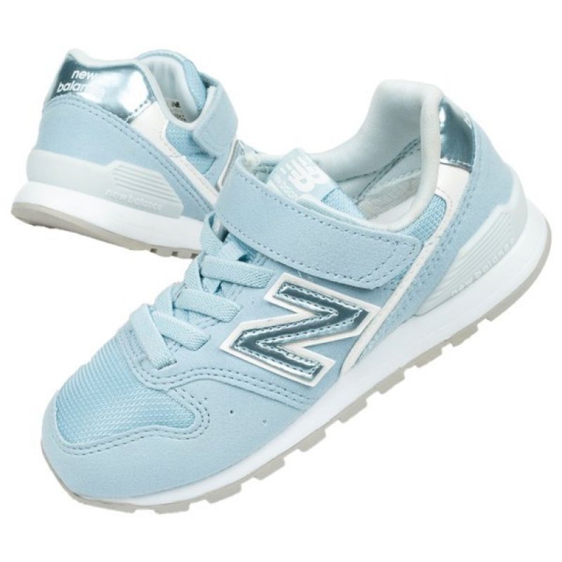 Buty New Balance Jr YV996PLU białe niebieskie 1