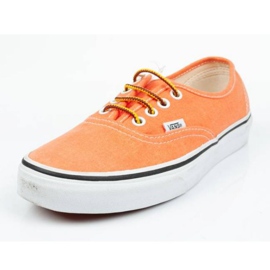 Buty Vans Authentic 0VOEC9D białe pomarańczowe 2
