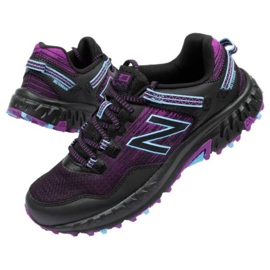Buty do biegania New Balance W WT410CM6 czarne fioletowe 1