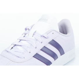 Buty sportowe Adidas Vi Court W EG2004 białe fioletowe 5