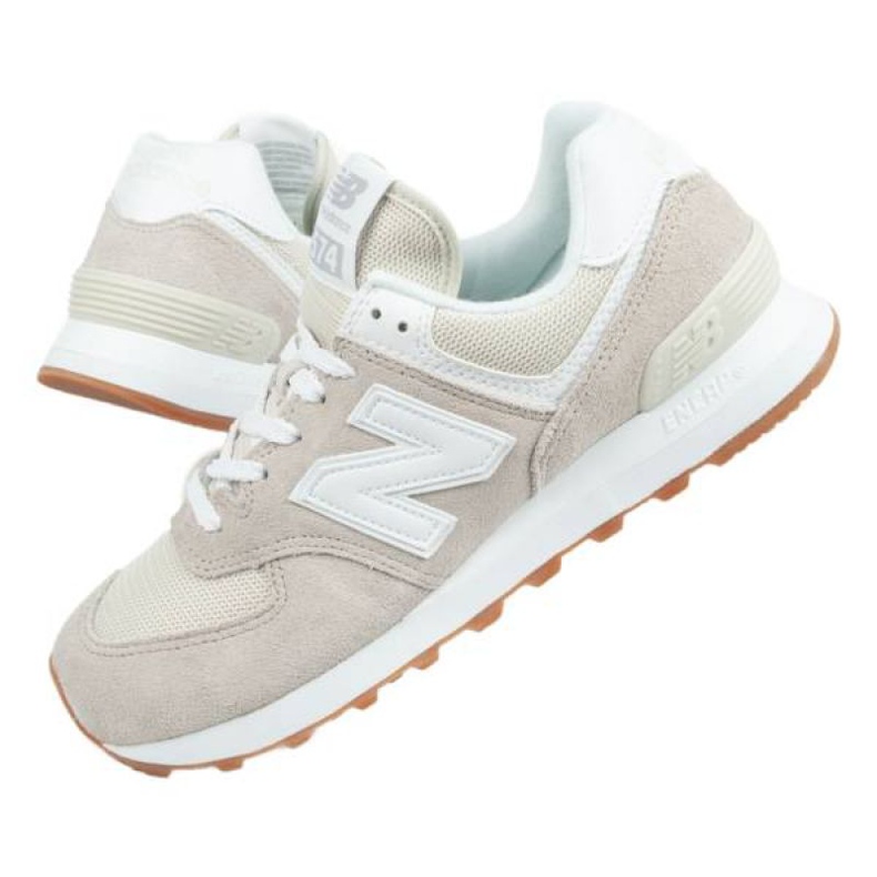 Buty New Balance W WL574PC2 beżowy 1