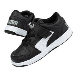 Buty Puma Rebound Jr 370493 02 czarne 1