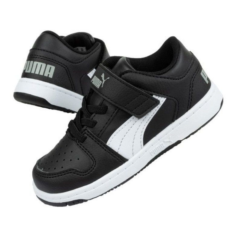 Buty Puma Rebound Jr 370493 02 czarne 1
