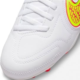Buty piłkarskie Nike Tiempo Legend 9 Club FG/MG Jr DA1331 176 żółty, biały, wielokolorowy białe 2