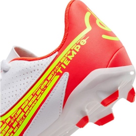 Buty piłkarskie Nike Tiempo Legend 9 Club FG/MG Jr DA1331 176 żółty, biały, wielokolorowy białe 7