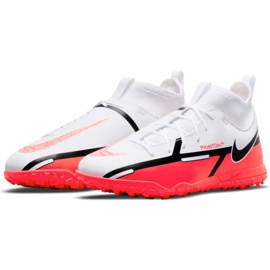Buty piłkarskie Nike Phantom GT2 Club Dynamic Fit Tf Jr DC0826 167 wielokolorowe białe 2