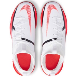Buty piłkarskie Nike Phantom GT2 Club Dynamic Fit Tf Jr DC0826 167 wielokolorowe białe 4