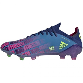 Buty piłkarskie adidas X Speedflow Messi.1 Fg M FY6879 wielokolorowe niebieskie 2