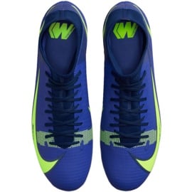 Buty piłkarskie Nike Mercurial Superfly 8 Academy SG-PRO Ac M CW7432 474 niebieskie niebieskie 1