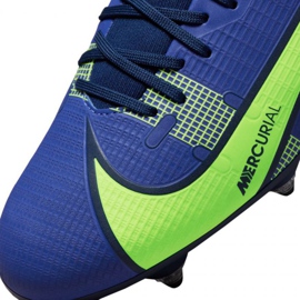 Buty piłkarskie Nike Mercurial Superfly 8 Academy SG-PRO Ac M CW7432 474 niebieskie niebieskie 3