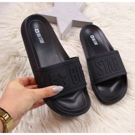 Klapki plażowe Big Star DD274A271 czarne 1